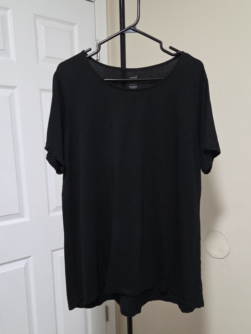 Pure Jill Everyday Black Short Sleeve Tee by A New Day